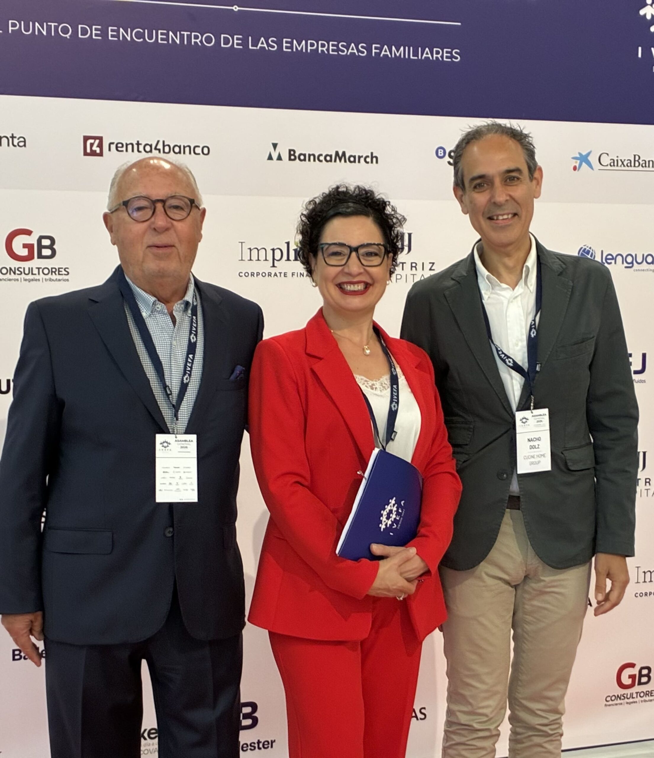 Representantes de Cucine Home Group en la Asamblea General de IVEFA