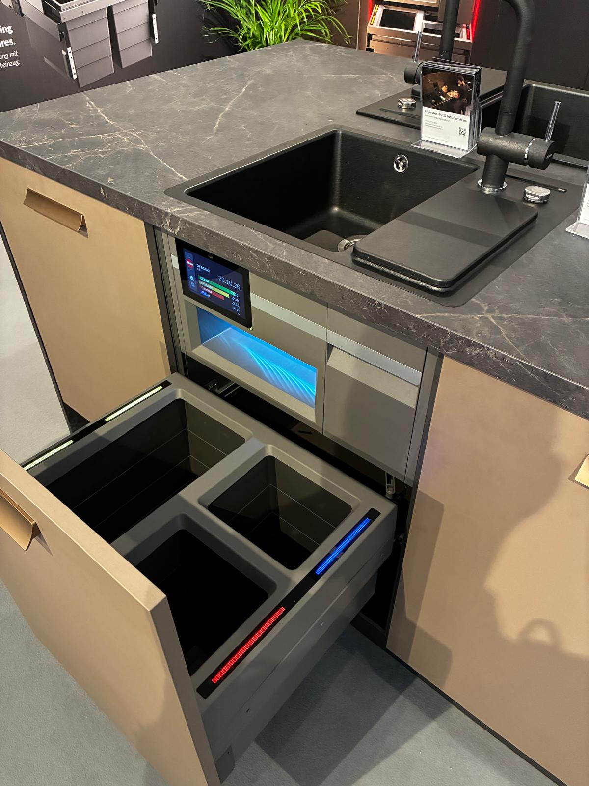 Fusio de Hailo: fregadero y reciclaje integrados